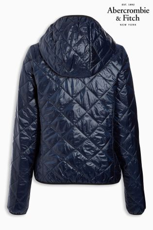 Abercrombie & Fitch Navy Light Puffer Jacket